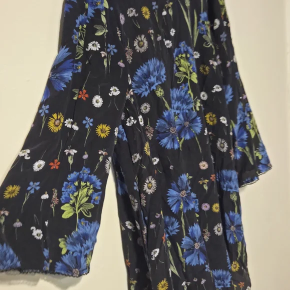 Maeve Anthropologie Aderyn Botanical Silk Dress Size Small - Picture 6 of 9